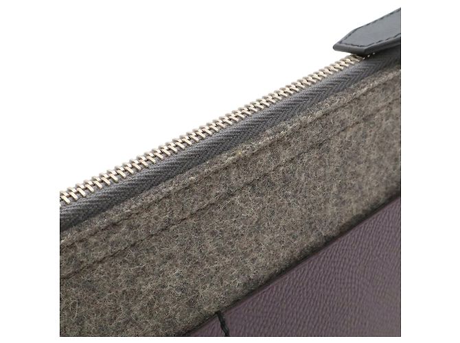 Hermès Borsa a pochette Hermes Toudou 29 Marrone Nero Bordò Blu navy - vista 7