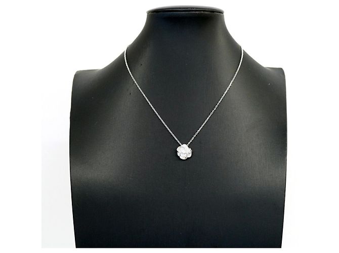 Collana Chanel Camélia in oro bianco 18K e diamanti - vista 6