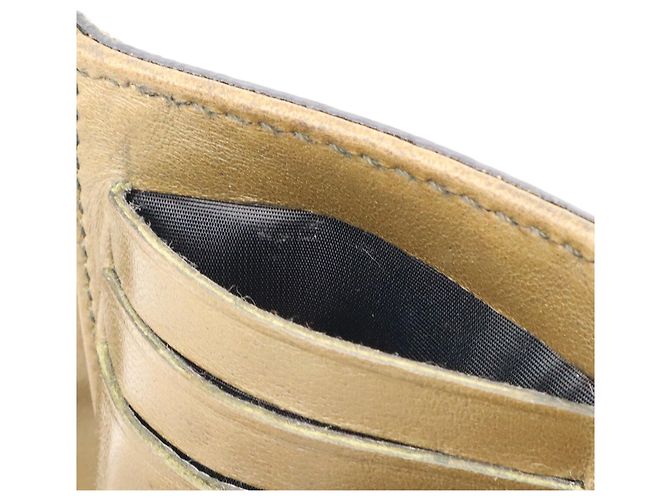 Tarjetero Chanel Coco Mark Verde Caqui - vista 8