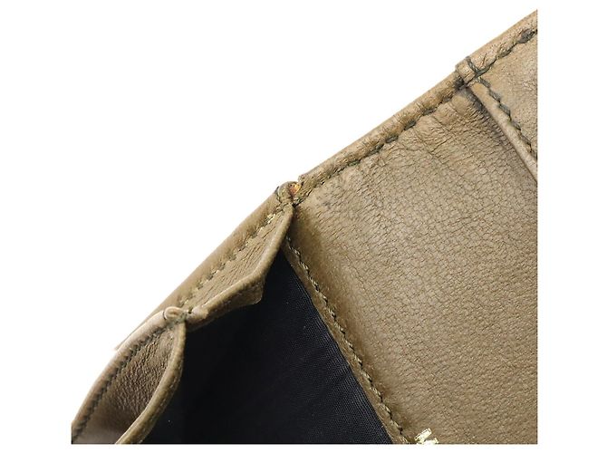 Tarjetero Chanel Coco Mark Verde Caqui - vista 9