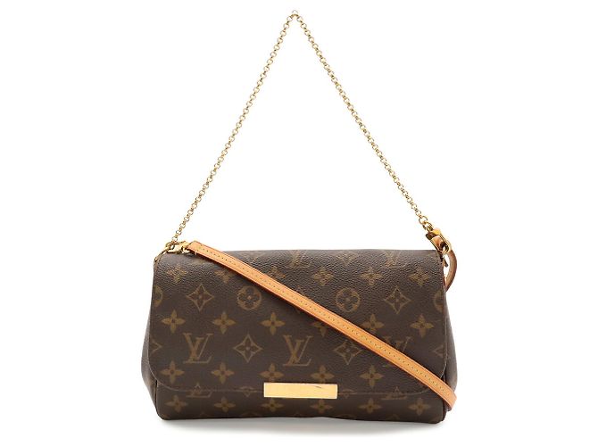 Borsa a tracolla Louis Vuitton Monogram Favorite MM Marrone - vista 2