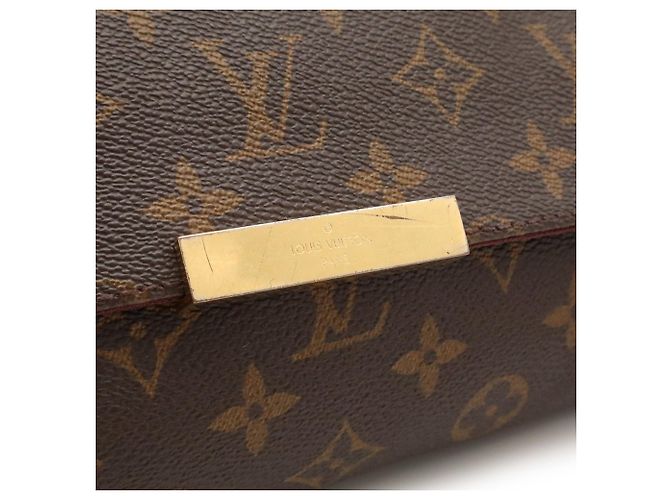 Borsa a tracolla Louis Vuitton Monogram Favorite MM Marrone - vista 7