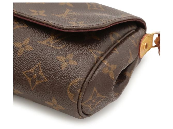 Borsa a tracolla Louis Vuitton Monogram Favorite MM Marrone - vista 8