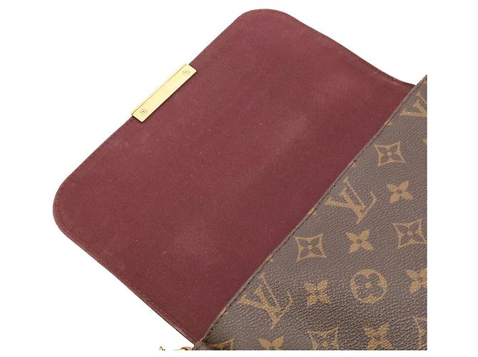 Borsa a tracolla Louis Vuitton Monogram Favorite MM Marrone - vista 9