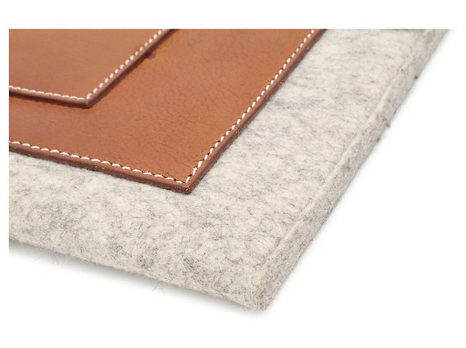 Hermès Borsa a Pochette Hermes Toudou 29 Marrone Grigio - vista 4