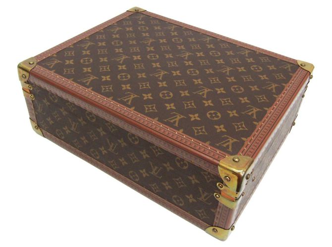 Valigetta Attaché Louis Vuitton Monogram Cotteville 40 Marrone - vista 3