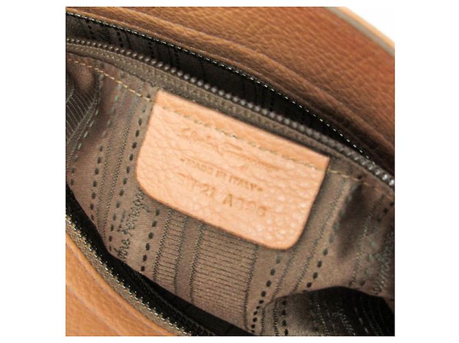 Borsa a tracolla Salvatore Ferragamo Gancini Medium Sophia Marrone chiaro - vista 19