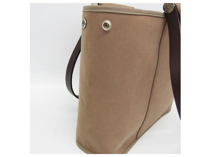Hermès Hermes Cabag PM Handbag Grey Dark brown - view 10