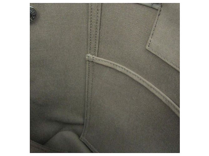 Hermès Hermes Cabag PM Handbag Grey Dark brown - view 15