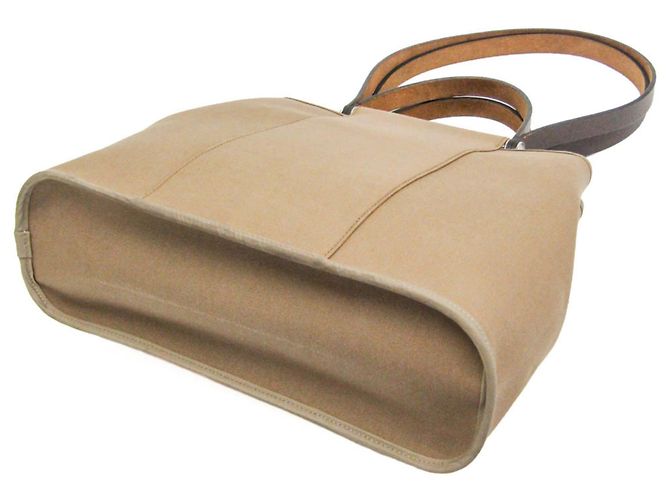 Hermès Hermes Cabag PM Handbag Grey Dark brown - view 2