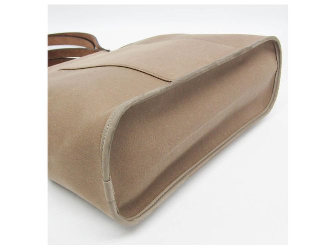 Hermès Hermes Cabag PM Handbag Grey Dark brown - view 4