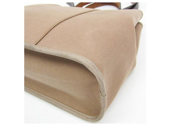 Hermès Hermes Cabag PM Handbag Grey Dark brown - view 5