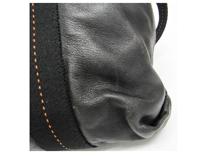 Hermès Borsa a tracolla Hermes Caravan Horizontal MM Nero - vista 10