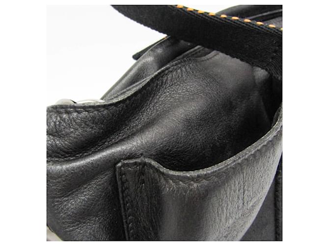 Hermès Borsa a tracolla Hermes Caravan Horizontal MM Nero - vista 11