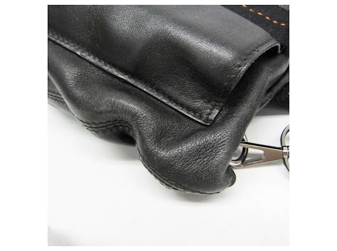Hermès Borsa a tracolla Hermes Caravan Horizontal MM Nero - vista 7