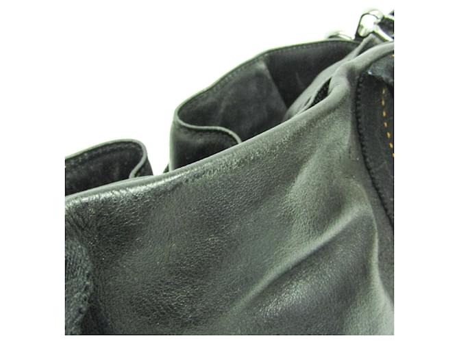 Hermès Borsa a tracolla Hermes Caravan Horizontal MM Nero - vista 8
