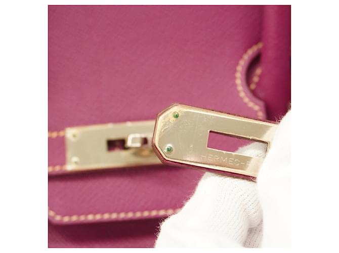 Hermès Borsa Hermes Birkin 35 Rosa - vista 10