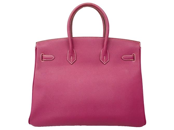 Hermès Borsa Hermes Birkin 35 Rosa - vista 15