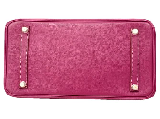 Hermès Borsa Hermes Birkin 35 Rosa - vista 3