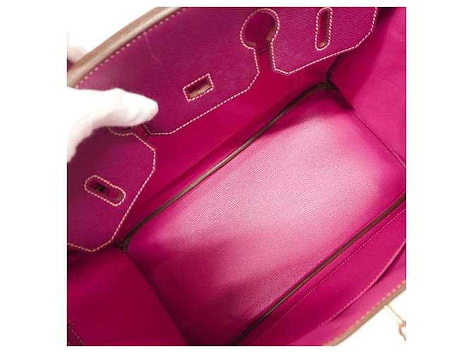 Hermès Borsa Hermes Birkin 35 Rosa - vista 4