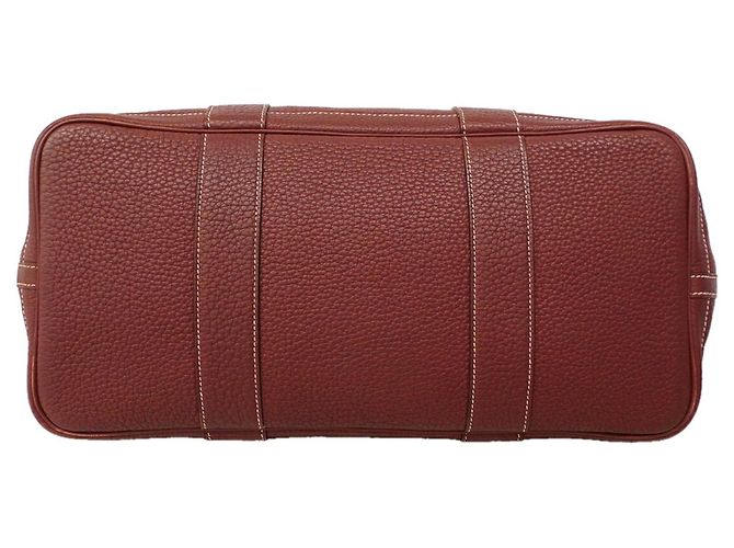 Hermès Borsa Tote Hermes Garden PM Rosso - vista 3