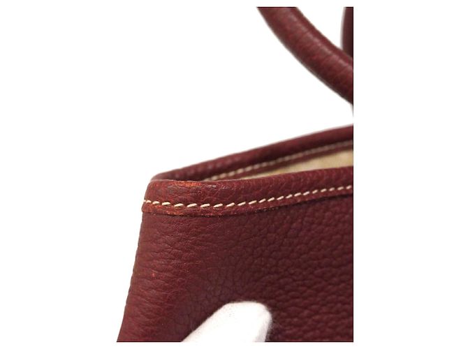 Hermès Borsa Tote Hermes Garden PM Rosso - vista 7