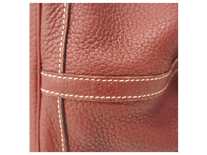 Hermès Borsa Tote Hermes Garden PM Rosso - vista 8