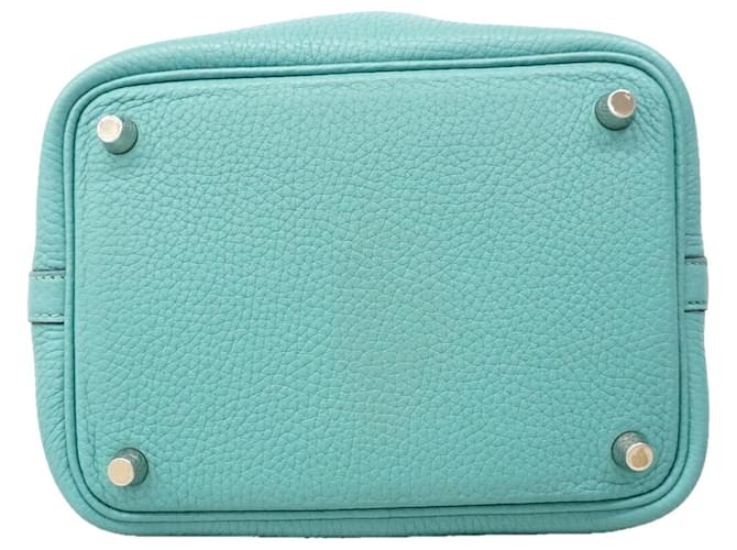 Hermès Borsa Hermes Picotin Lock PM Blu - vista 3