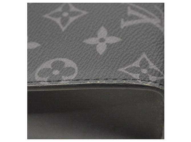 Louis Vuitton Monogram Eclipse Sac Plat Cross Handbag Nero - vista 6