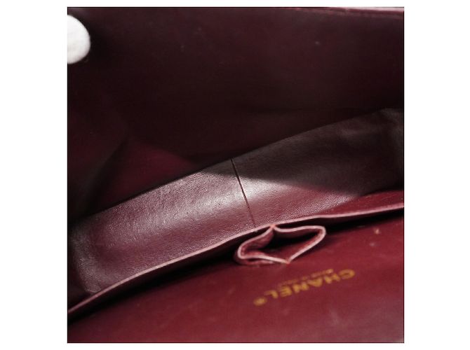 Borsa a tracolla Chanel Large Black Matelassé Nero - vista 4