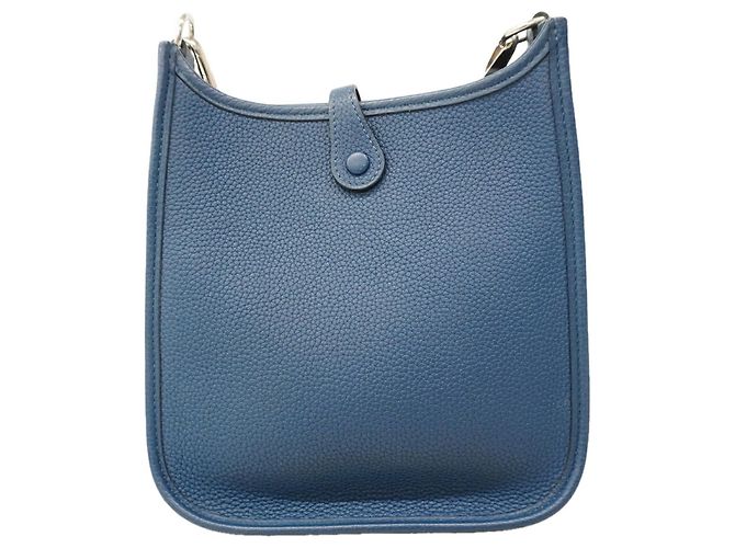 Hermès Borsa a tracolla Hermes Evelyne TPM Blu scuro - vista 11