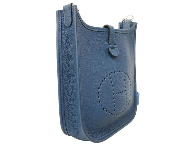 Hermès Borsa a tracolla Hermes Evelyne TPM Blu scuro - vista 2