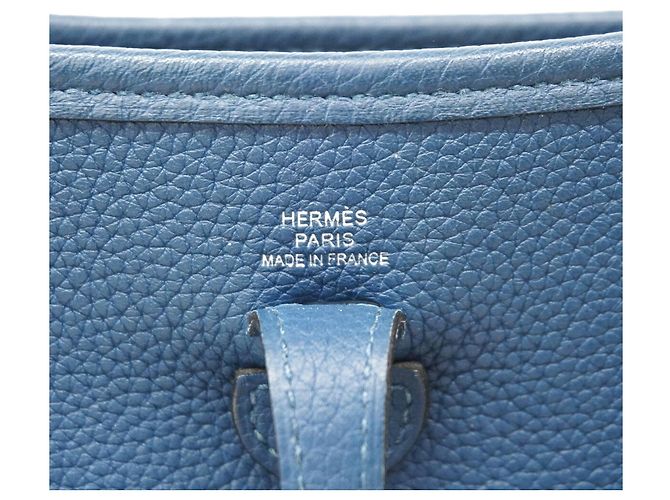 Hermès Borsa a tracolla Hermes Evelyne TPM Blu scuro - vista 5