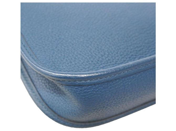 Hermès Borsa a tracolla Hermes Evelyne TPM Blu scuro - vista 8