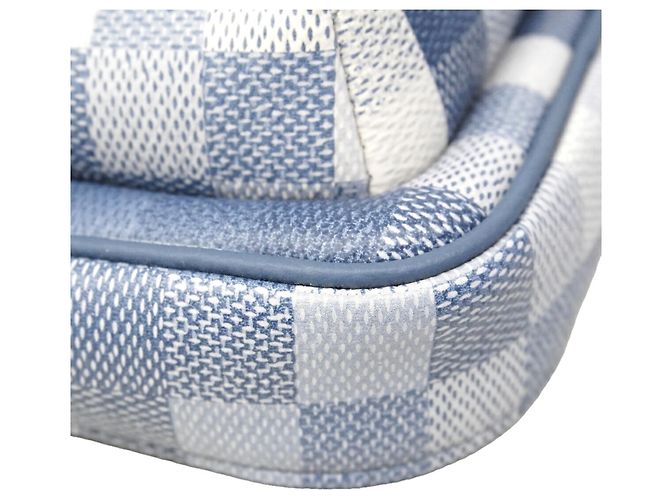 Borsa a tracolla Louis Vuitton Damouflage Avenue PM Blu - vista 6