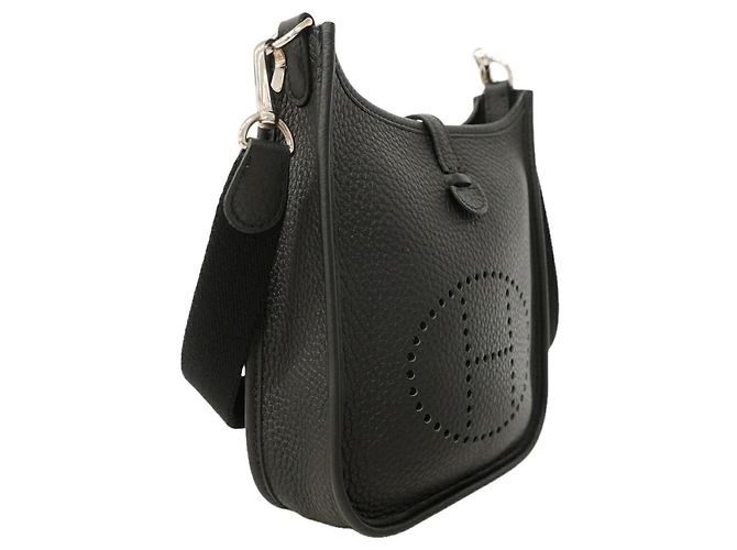 Hermès Borsa a tracolla Hermes Evelyne TPM Nero - vista 2