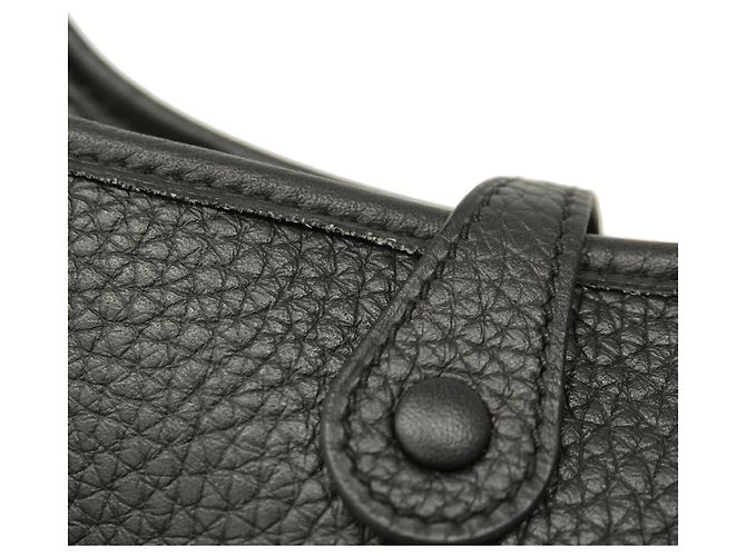 Hermès Borsa a tracolla Hermes Evelyne TPM Nero - vista 6