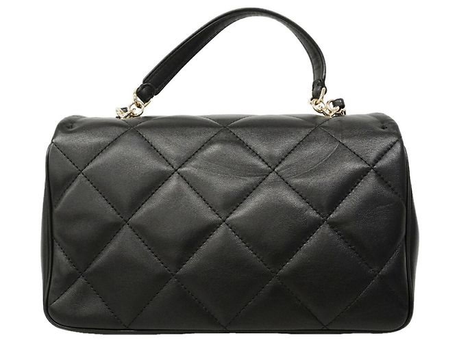 Borsa a tracolla Chanel Matelassé con catena Nero - vista 10