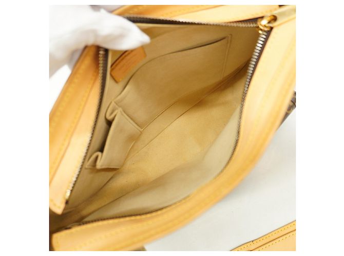 Borsa a tracolla Louis Vuitton Monogram Hudson GM Marrone - vista 4