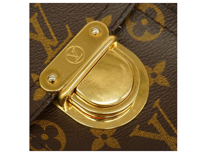 Borsa a tracolla Louis Vuitton Monogram Hudson GM Marrone - vista 9