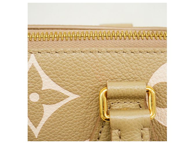 Borsa Louis Vuitton Monogram Empreinte Bicolor Speedy Bandoulière 20 Grigio Crudo - vista 11