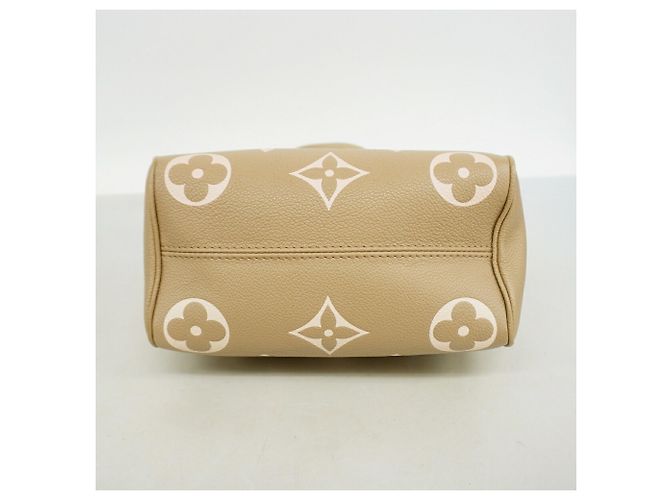 Borsa Louis Vuitton Monogram Empreinte Bicolor Speedy Bandoulière 20 Grigio Crudo - vista 3
