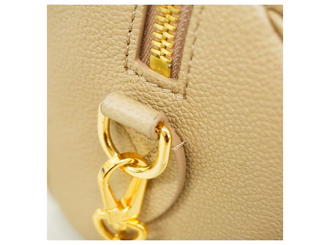 Borsa Louis Vuitton Monogram Empreinte Bicolor Speedy Bandoulière 20 Grigio Crudo - vista 7