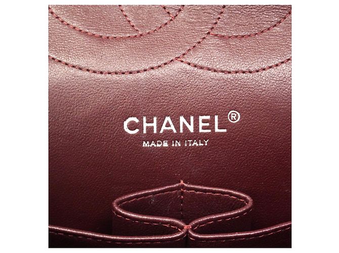Borsa a tracolla Chanel in pelle di vitello martellata nera Nero - vista 5