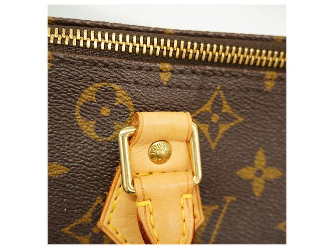 Borsa Louis Vuitton Monogram Speedy 30 Marrone - vista 10