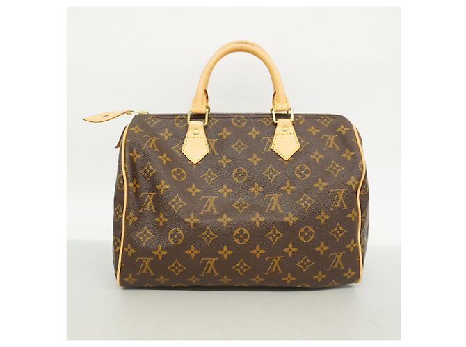 Borsa Louis Vuitton Monogram Speedy 30 Marrone - vista 12