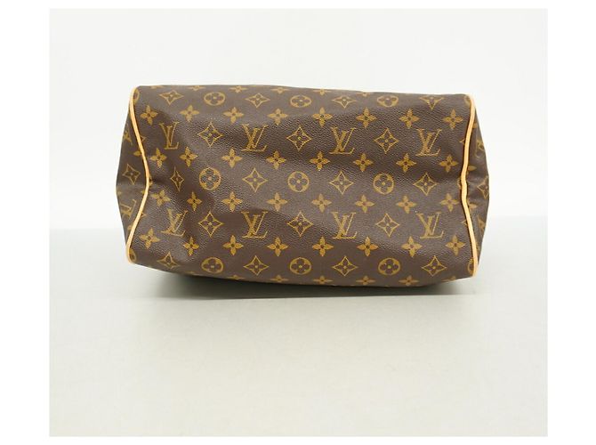 Borsa Louis Vuitton Monogram Speedy 30 Marrone - vista 3