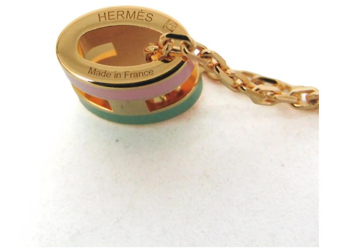 Hermès Collana con pendente Hermes Pop H Mini Rosa Verde - vista 11