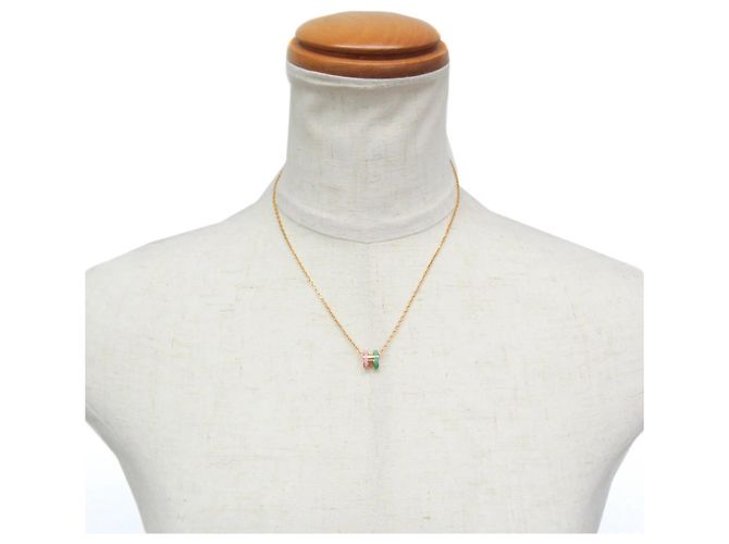 Hermès Collana con pendente Hermes Pop H Mini Rosa Verde - vista 12