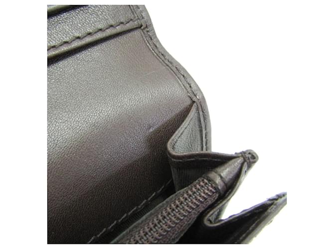 Cartera larga Gucci Interlocking Beige Marrón oscuro - vista 10